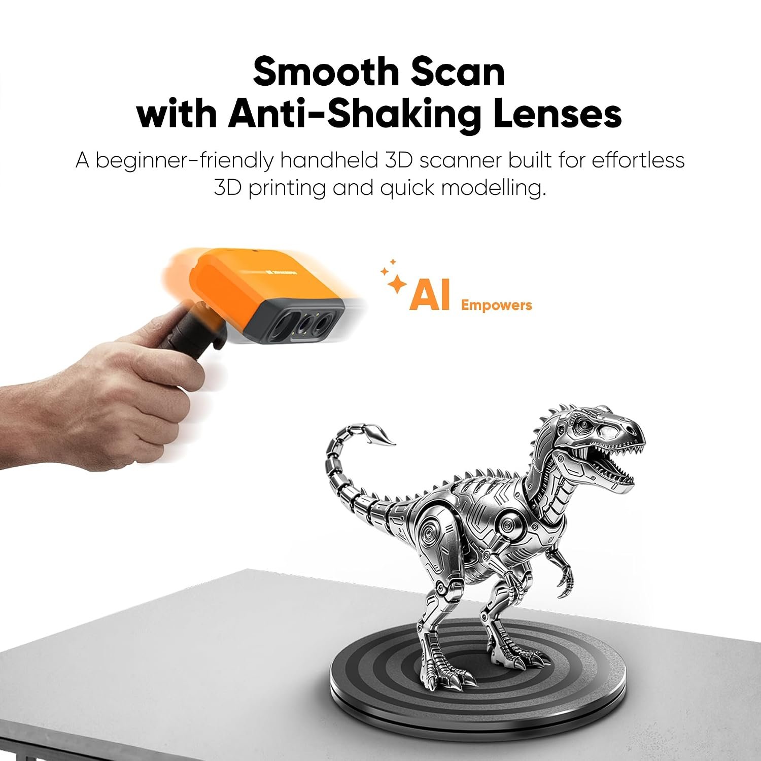 3DMakerpro Fox Entry-Level Medium-Format 3D Scanners for 3D Printing - detail view 3