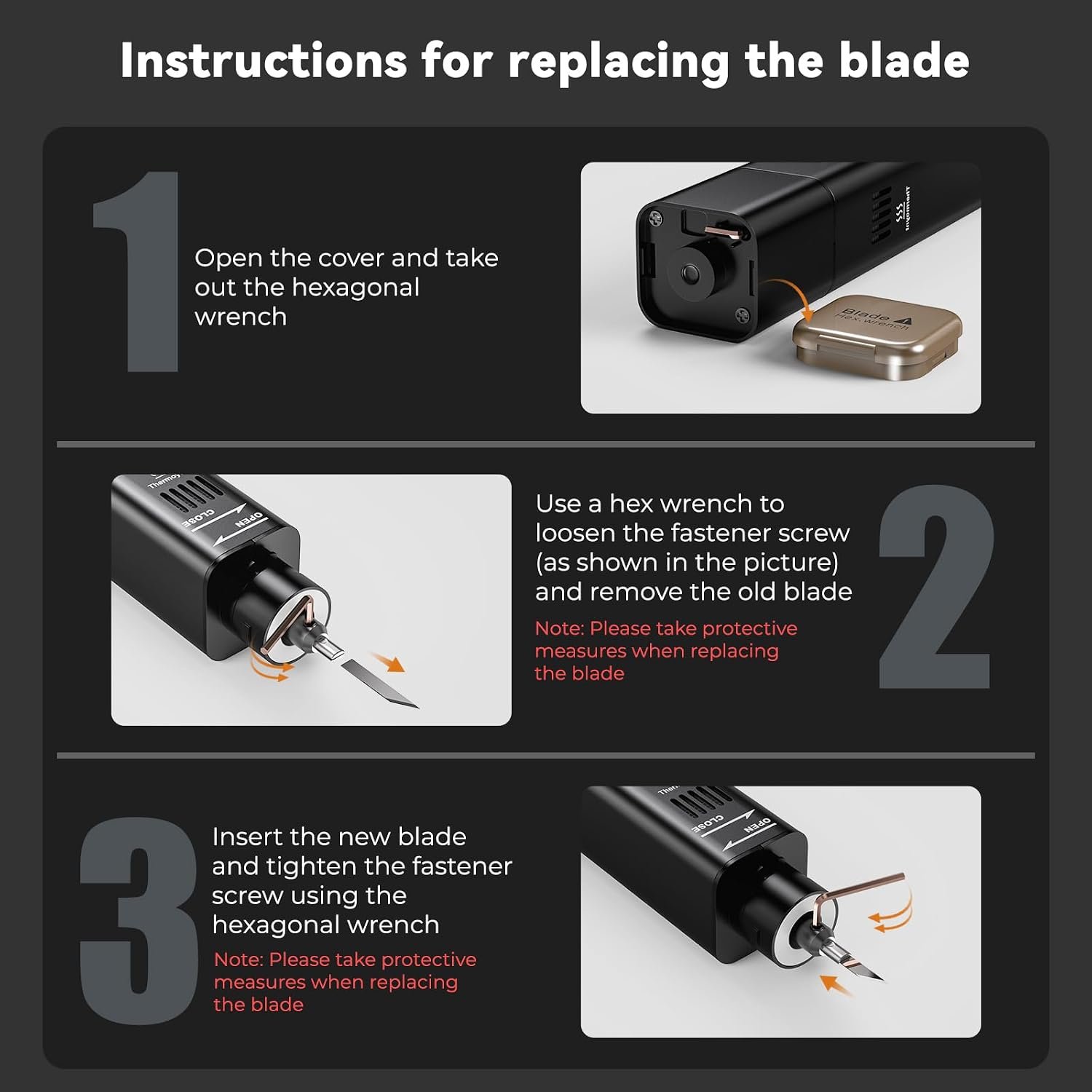 40 kHz Ultrasonic Cutter Knife for 3D Print Support Removal - detail view 4