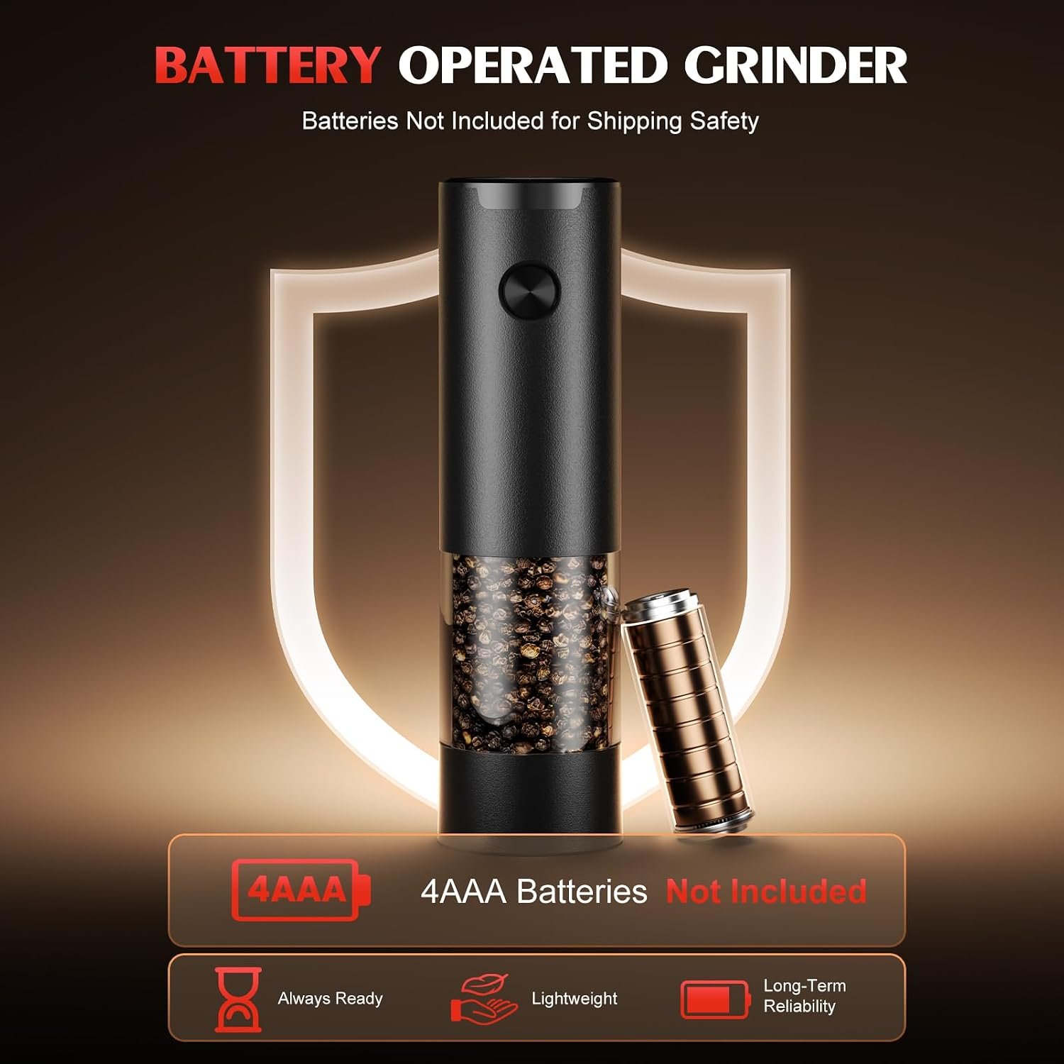 Electric Salt and Pepper Grinder Set - detail view 2