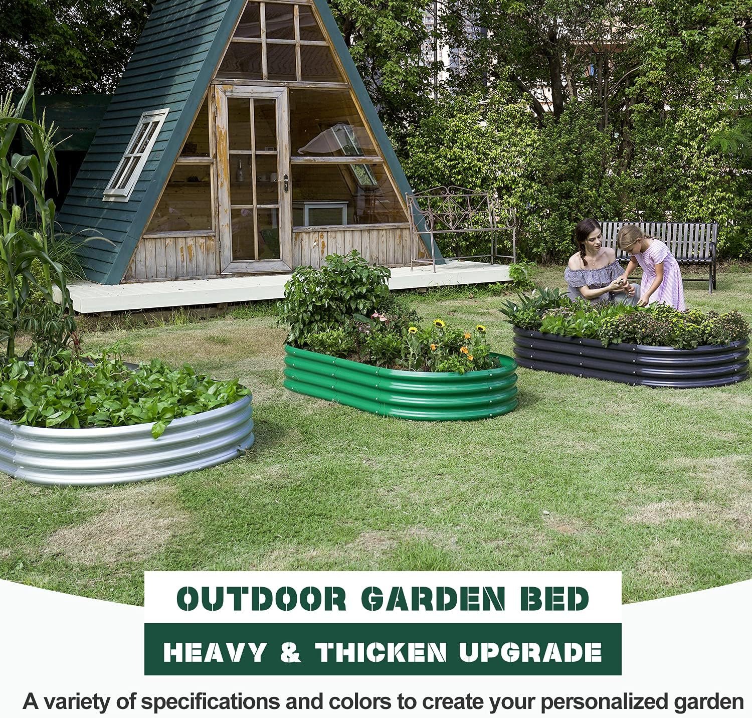 Land Guard Galvanized Raised Garden Bed Kit - detail view 2