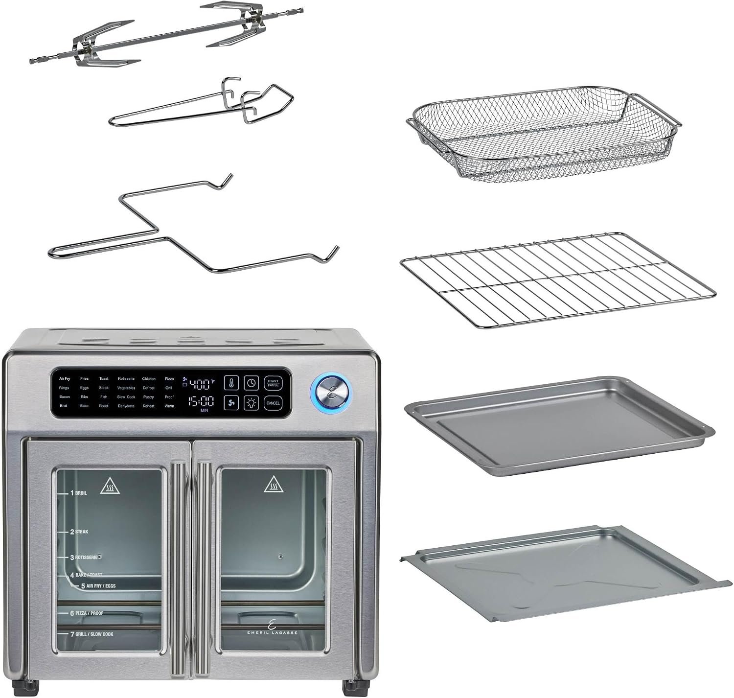 Emeril Lagasse 26QT French Door Multi-Function Air Fryer Toaster Oven - detail view 8