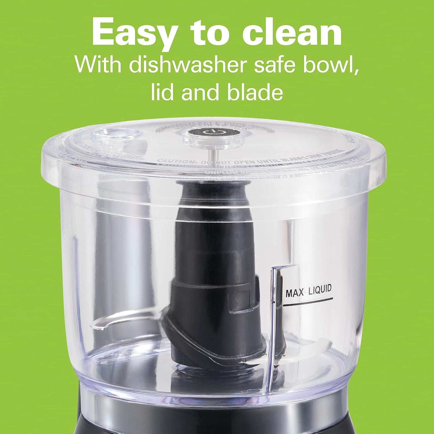 Hamilton Beach 3 Cup Electric Vegetable Chopper & Mini Food Processor - detail view 4