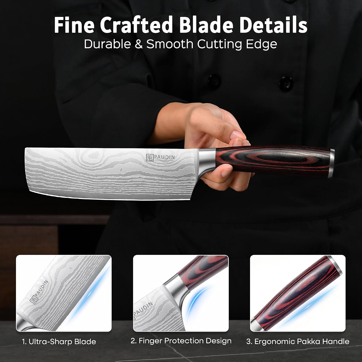 PAUDIN Nakiri Knife - 7