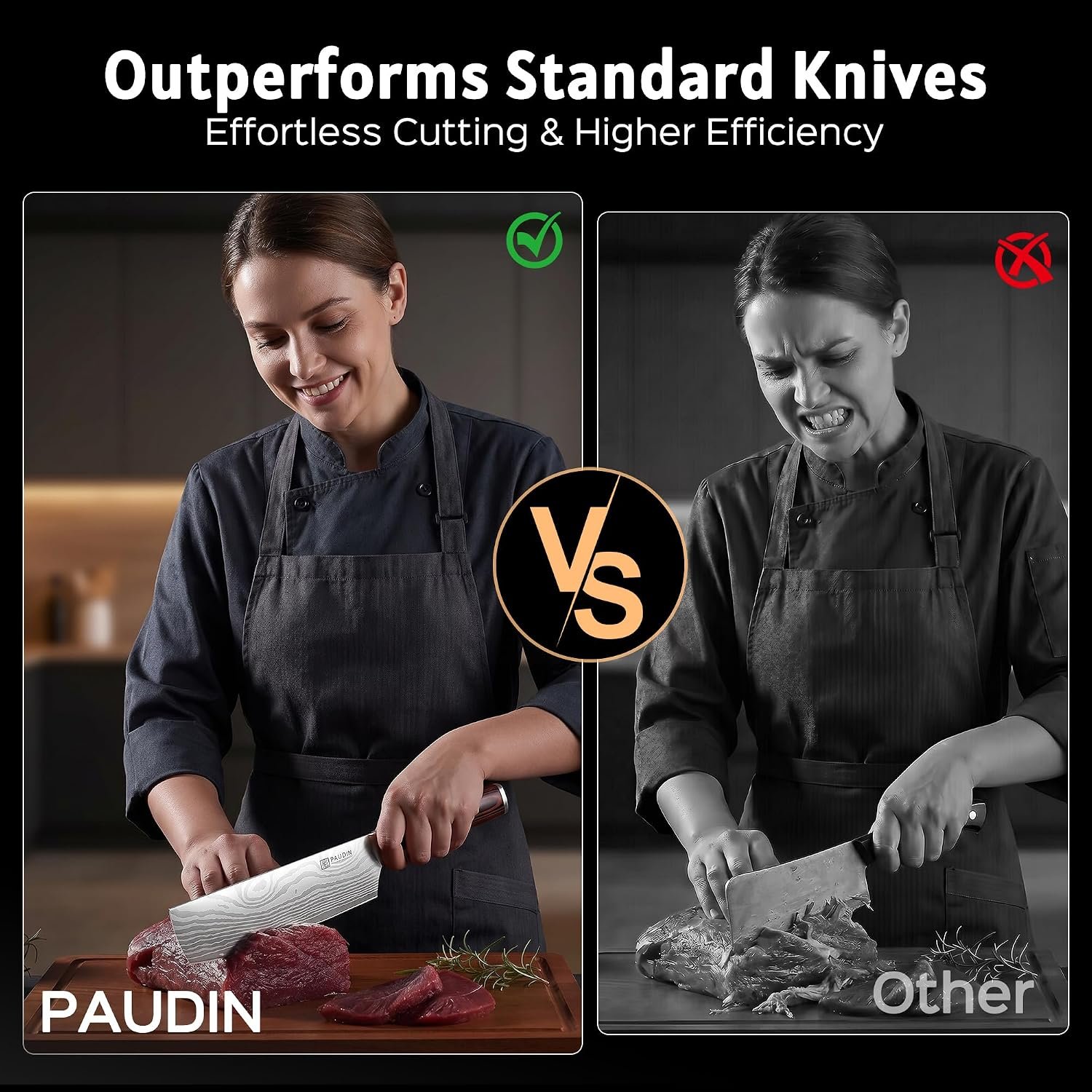 PAUDIN Nakiri Knife - 7