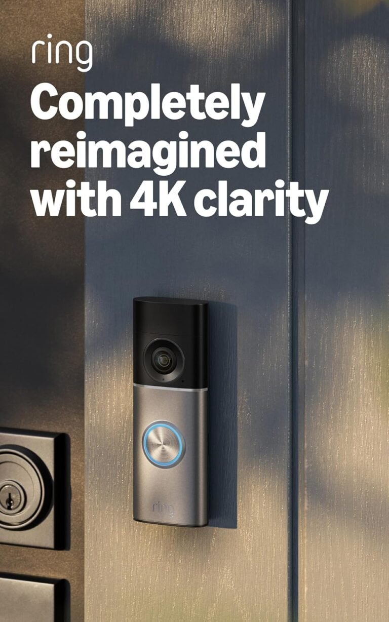 Ring Wired Doorbell 4K Pro (Newest Model)