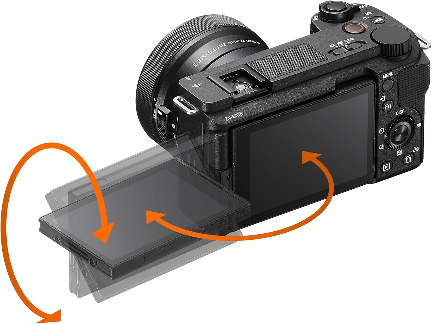 Sony ZV-E10 II APS-C Mirrorless Creator Camera Body Black - detail view 4
