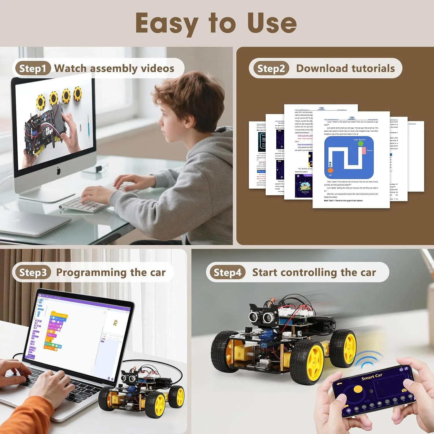 ACEBOTT Robotics Kit for Kids Ages 8-12 12-16 - detail view 2