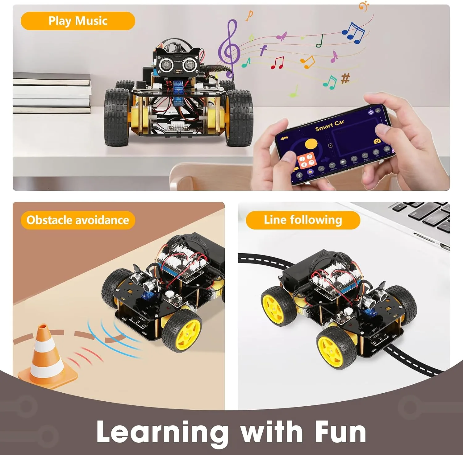 ACEBOTT Robotics Kit for Kids Ages 8-12 12-16 - detail view 4