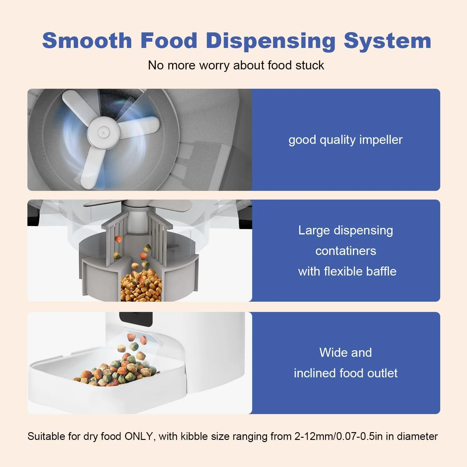 ANDOLL HOME Automatic Cat Feeder 4L with Voice Recording - detail view 7
