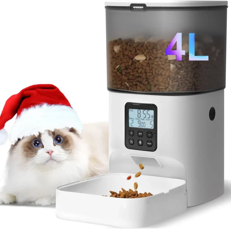 ANDOLL HOME Automatic Cat Feeder 4L Timed Cat and Dog Dry Food Dispenser