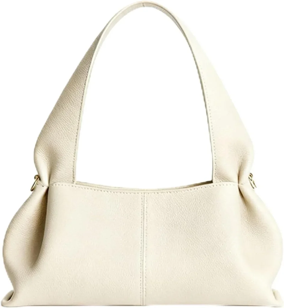 Cloud Pouch Dumpling Clutch Purse Naturally Pleated