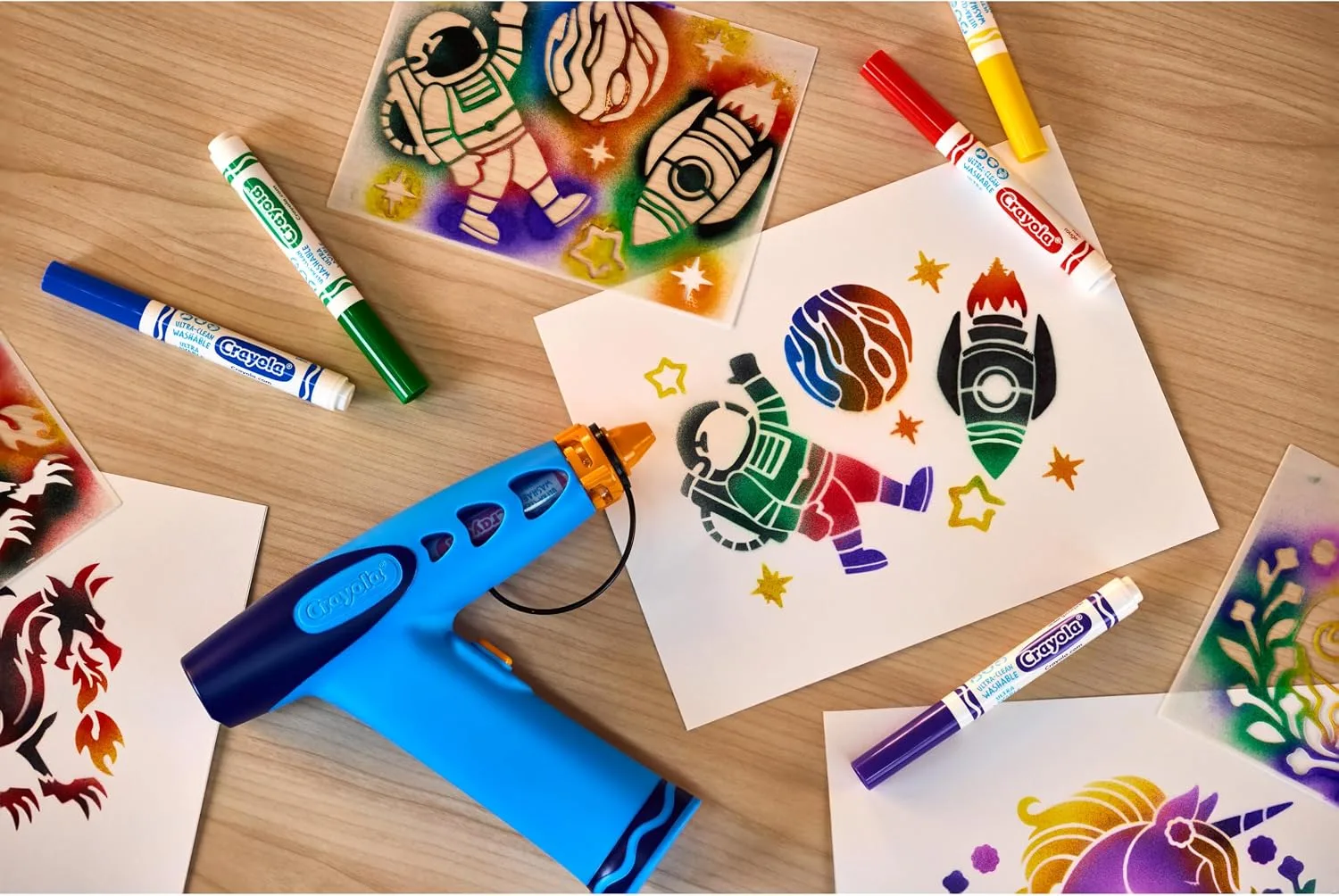 Crayola Marker Airbrush Spray Art Kit with 8 Markers - detail view 8