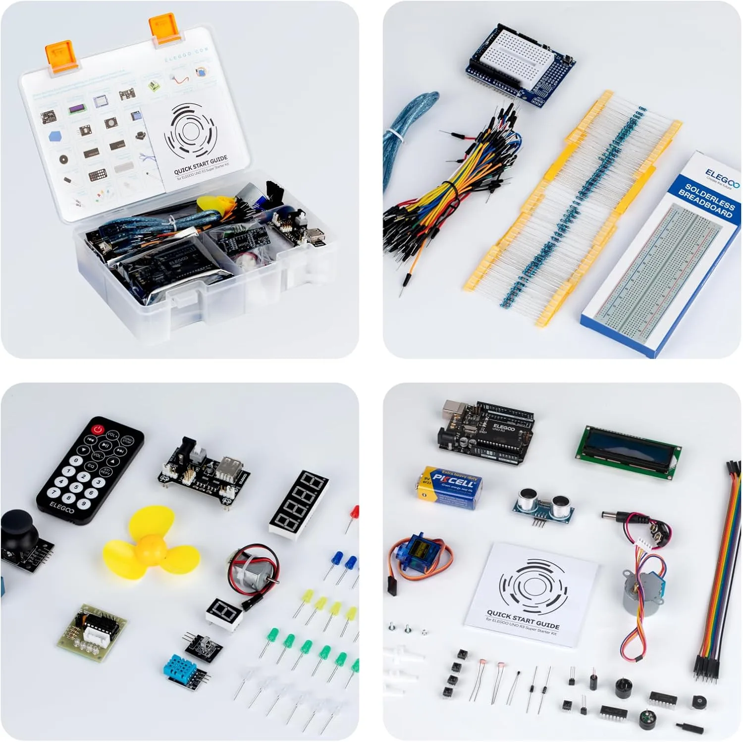 ELEGOO UNO R3 Starter Kit for Arduino Beginners - detail view 2