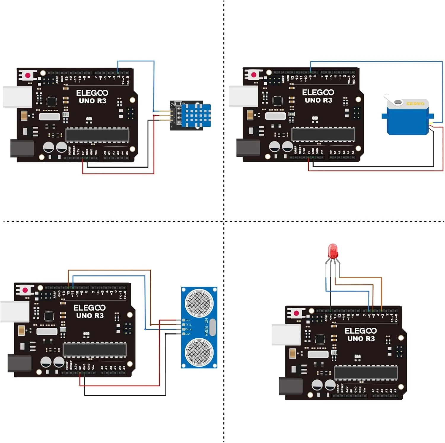 ELEGOO UNO R3 Starter Kit for Arduino Beginners - detail view 4
