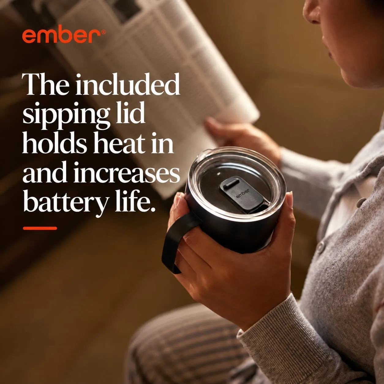 Ember Mug 3 Smart Heated Coffee Mug with Temperature Control - detail view 5