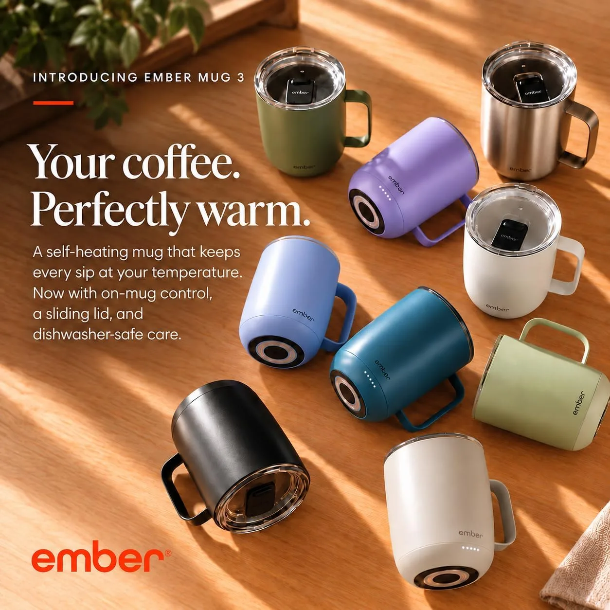 Ember Mug 3 Smart Heated Coffee Mug with Temperature Control - detail view 7