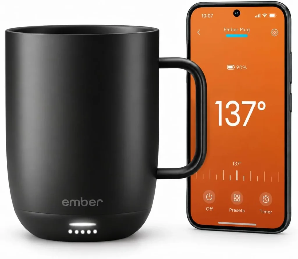 Ember Mug 3 Smart Heated Coffee Mug, 14 oz, Black