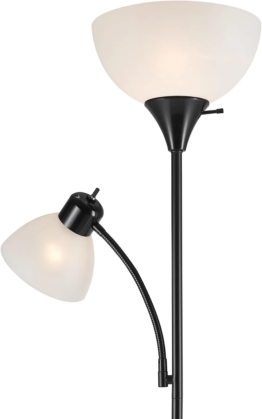 Globe Electric 72" Floor Lamp with Reading Light - detail view 4