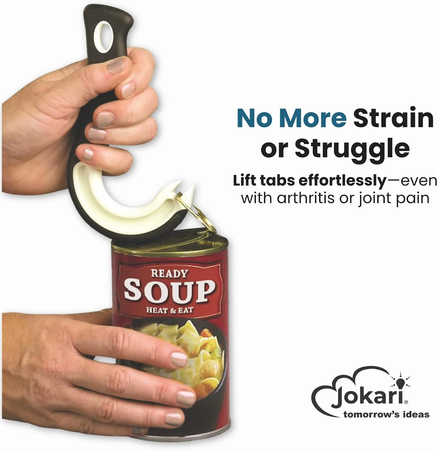 Jokari Ring Pull Can Opener with Non-Slip Grip - detail view 1