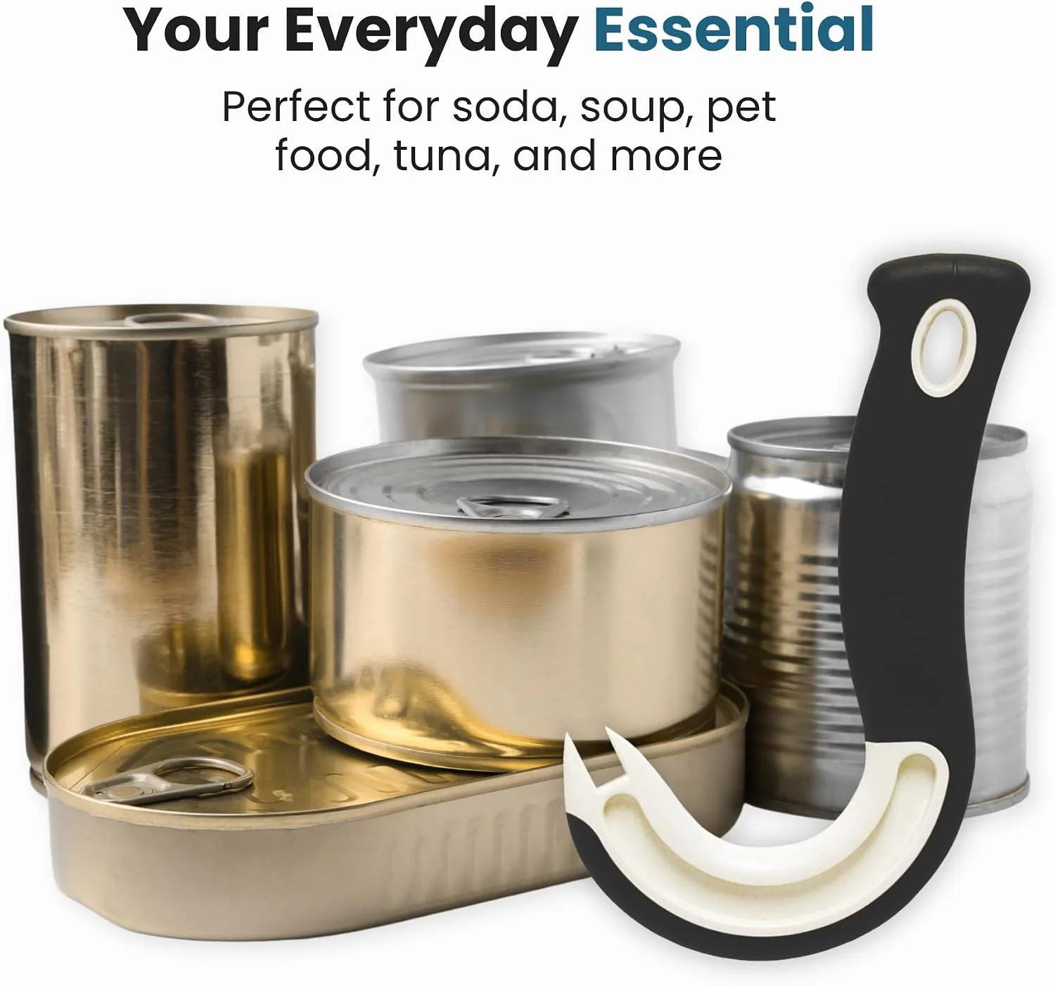 Jokari Ring Pull Can Opener with Non-Slip Grip - detail view 4
