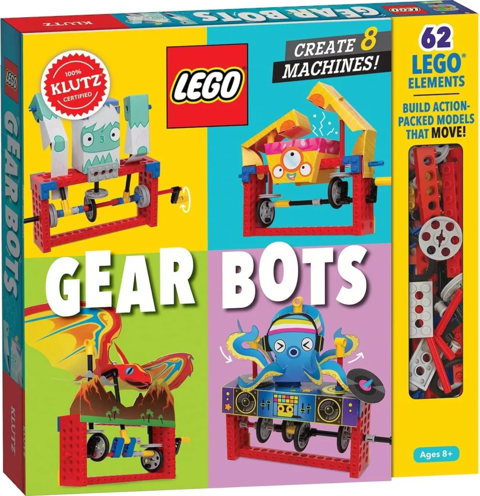 Klutz LEGO Gear Bots Science STEM Activity Kit