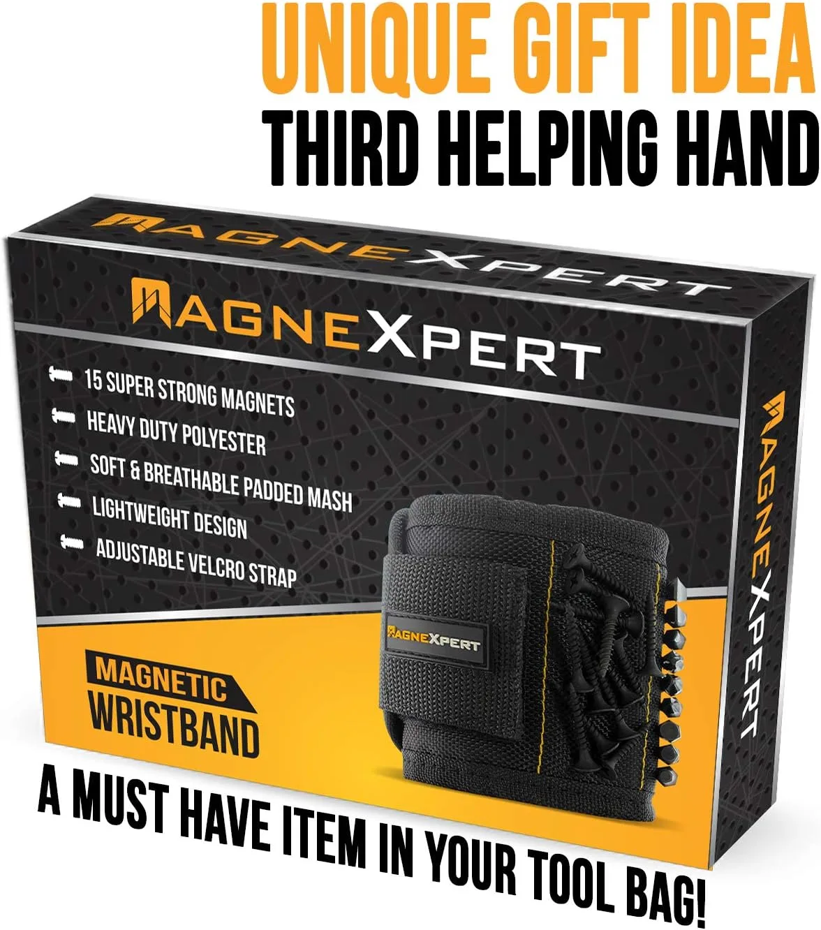 Magnelex Magnexpert Magnetic Wristband for Holding - detail view 2