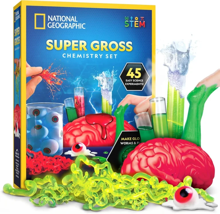 National Geographic Gross Science Kit with 45 Experiments for Kids