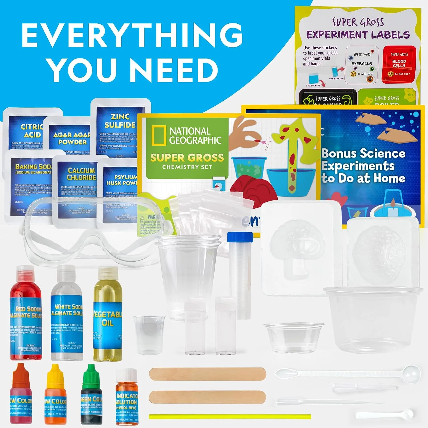 National Geographic Gross Science Kit, 45 Experiments - detail view 4
