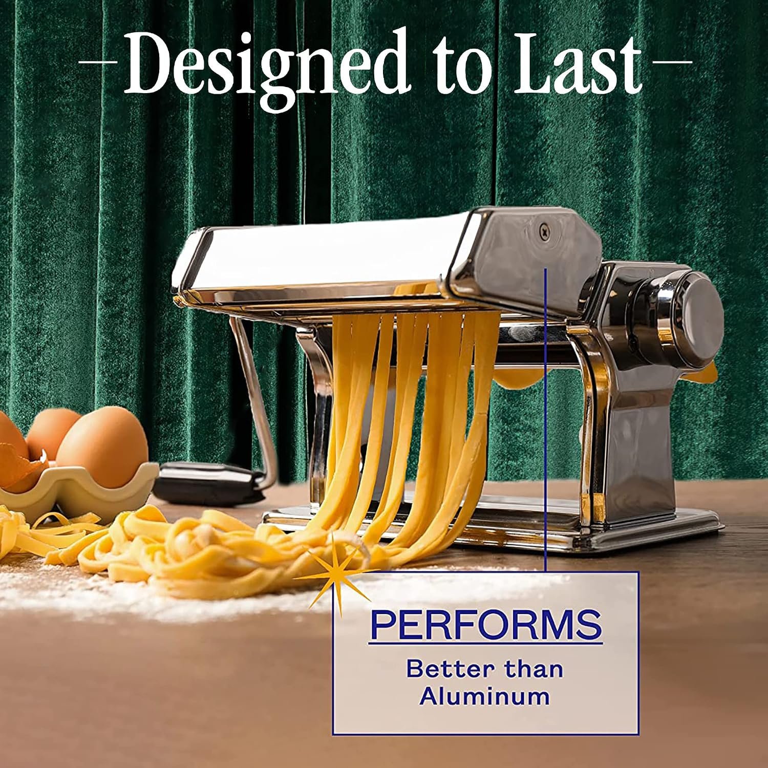 Nuvantee Pasta Maker with 7 Thickness Settings - detail view 1