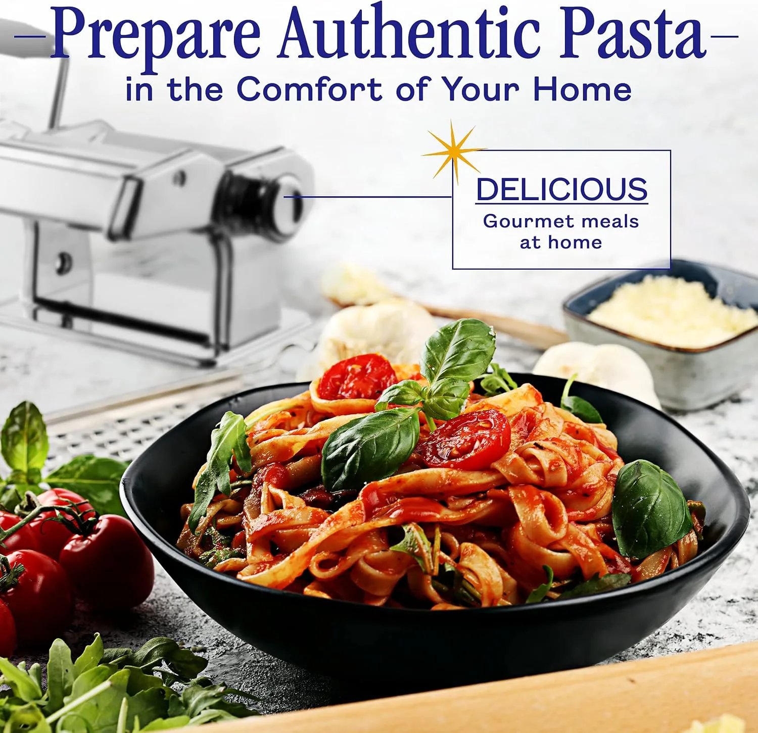 Nuvantee Pasta Maker with 7 Thickness Settings - detail view 3