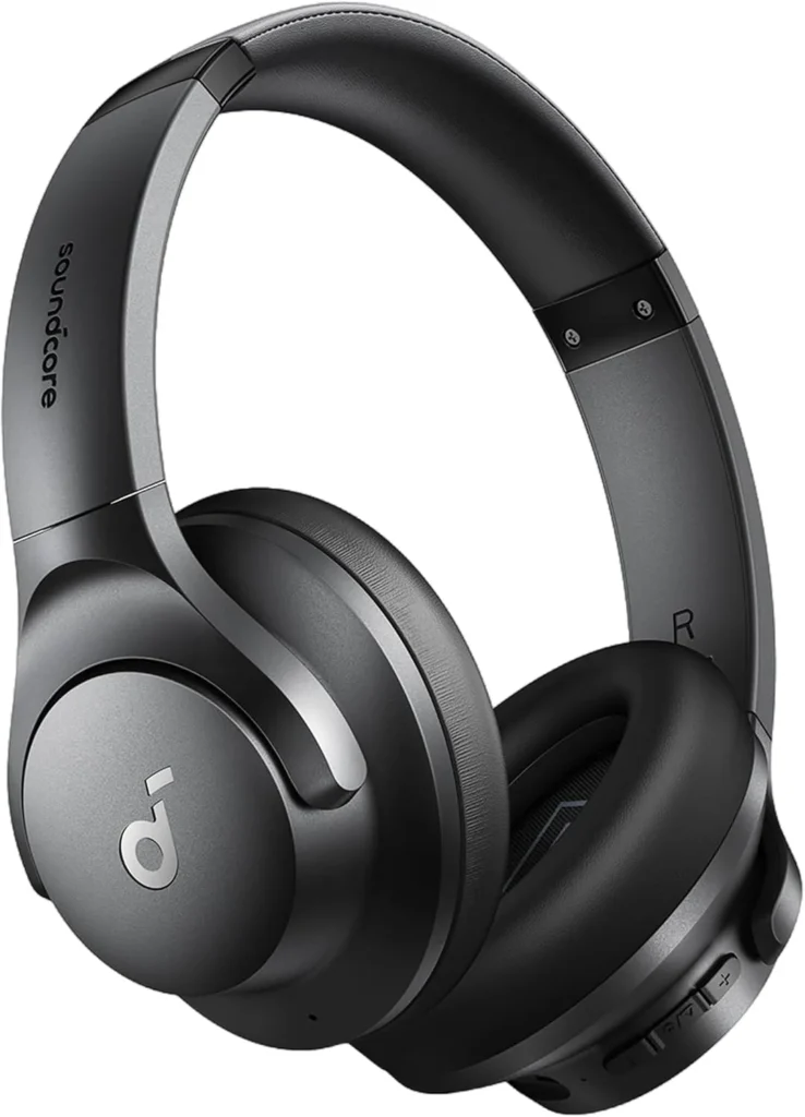 Soundcore by Anker Q20i Hybrid Active Noise Cancelling Headphones, Black