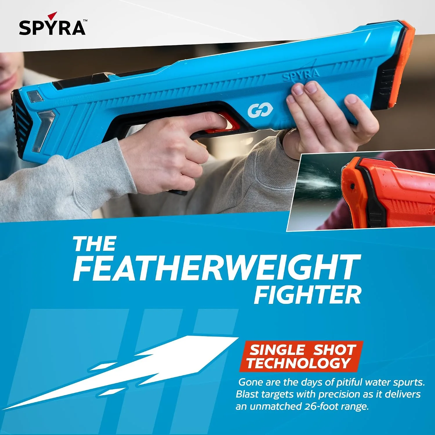 SPYRA Electric Water Blaster with LED Display - detail view 2