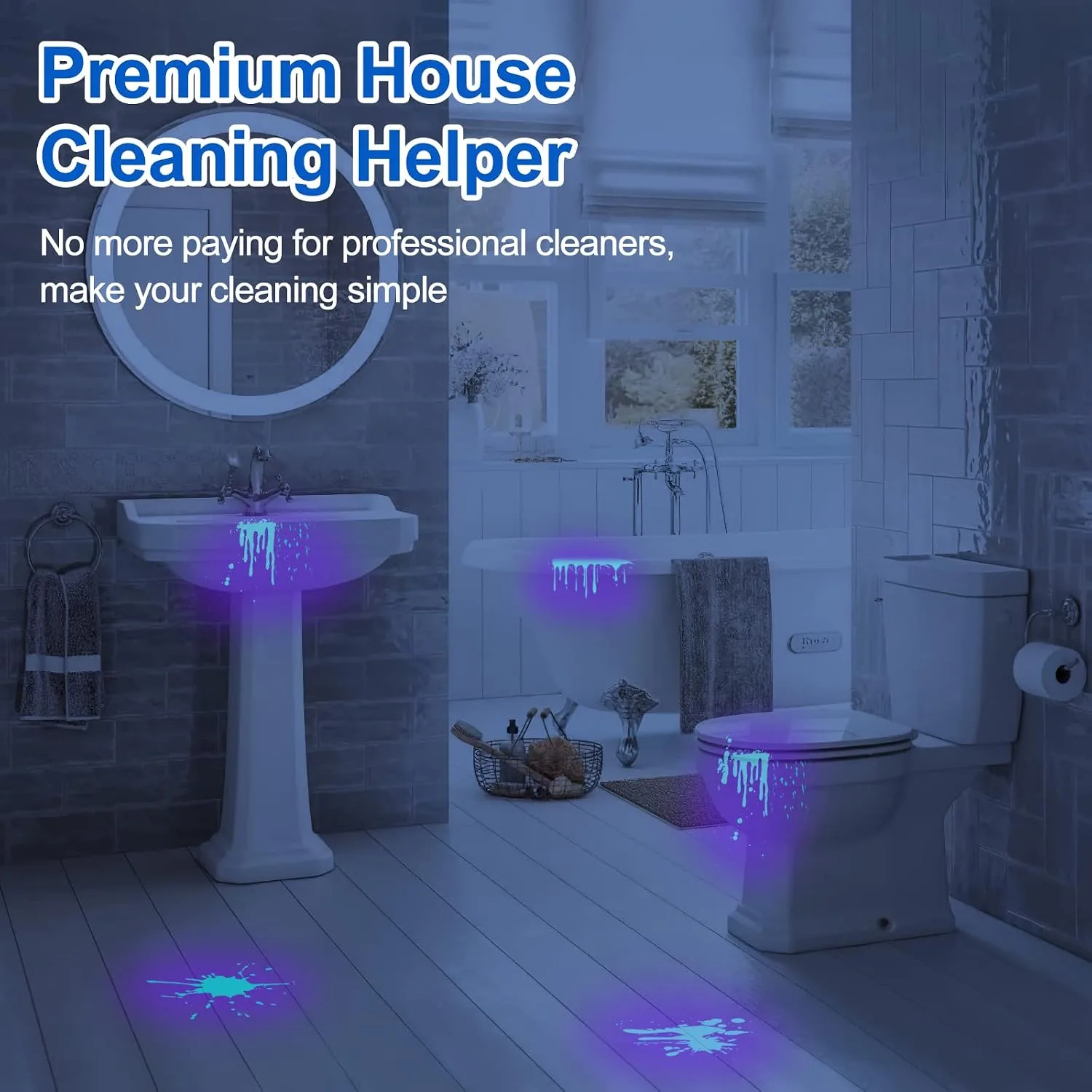 Vansky 395nm UV Flashlight - Pet Urine Detection - detail view 4