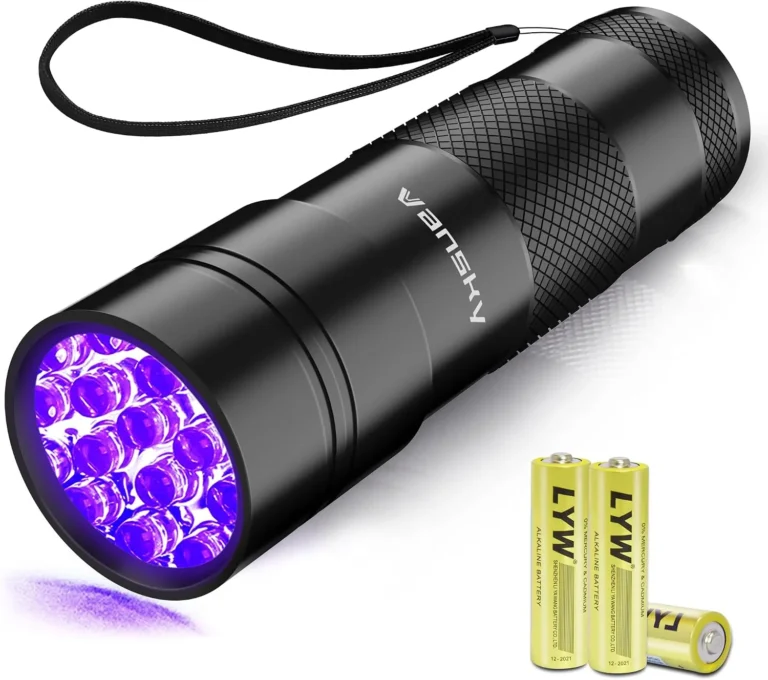 Vansky 12 LED Black Light Mini UV Flashlight