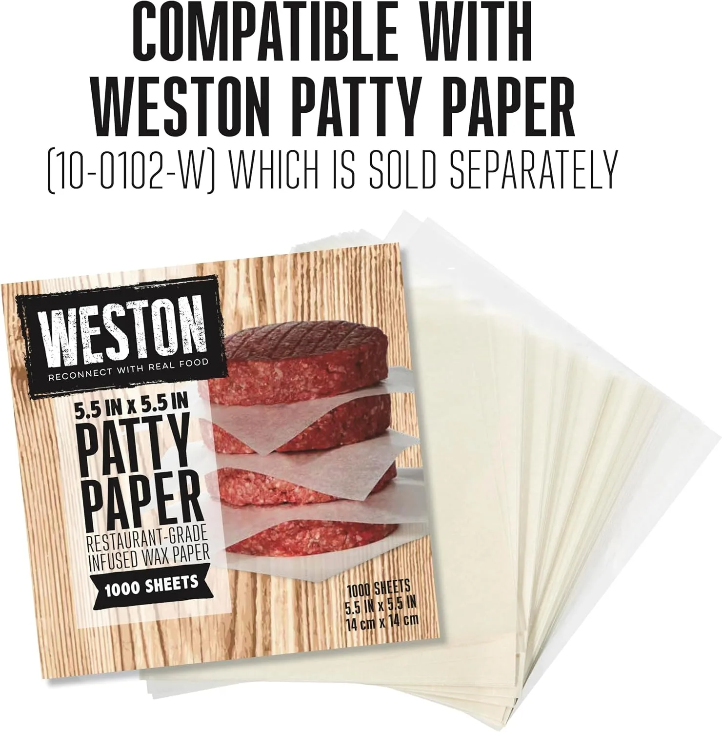 Weston Single Burger Press, 4.5" Adjustable Patty Maker - detail view 8