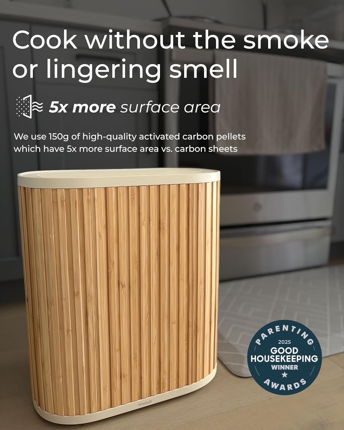 Windmill Air Purifier Max for Home, 3-In-1 Filters for Dust, Smoke, & Pets - detail view 4