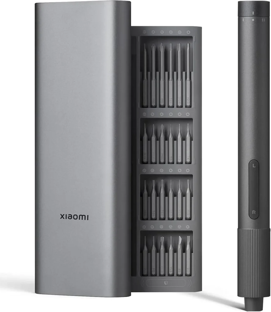 Xiaomi Electric Precision Screwdriver, grey aluminium alloy